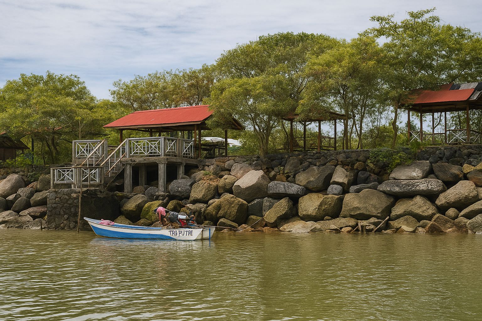 Pemandangan Desa Wawontulap